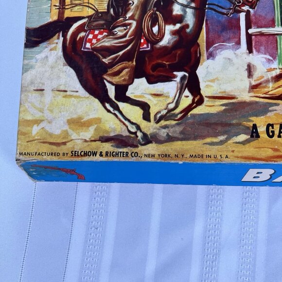 Vintage 50s “BANG!” Old West Selchow & Righter USA Cowboy Western Board Game - Picture 13 of 14